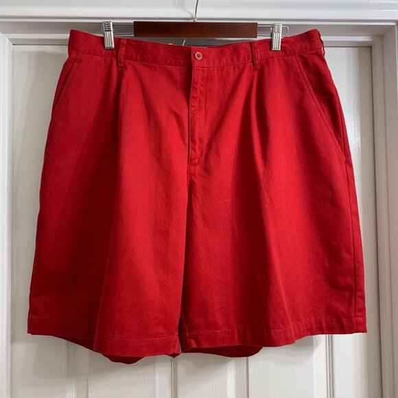 Elisabeth by Liz Claiborne Women's Red Wide Leg Shorts, Size 22 - Picture 2 of 4
